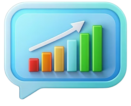 Growing Graph Icon